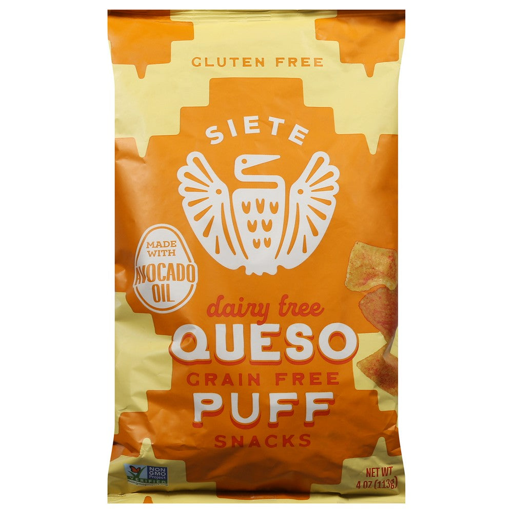 Siete - Puffs Queso - Case of 6-4 OZ