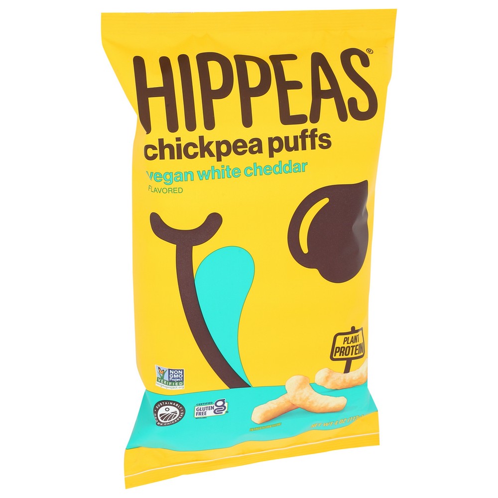 Hippeas Puffs Chickpea Wht Chddr - 4 Ounce,  Case of 12