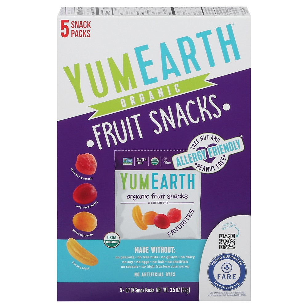Yumearth - Fruit Snk Og2 Favorites - Case of 6-3.5 OZ