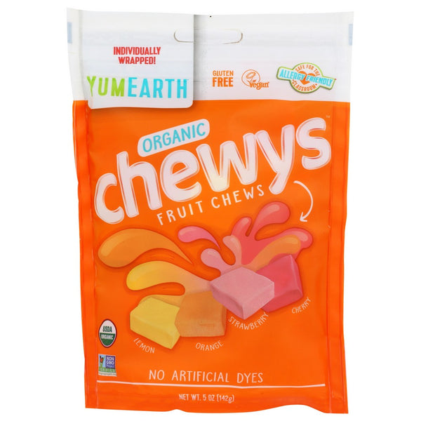 Yumearth Candy Chewys Organic - 5 Ounce, Case of 6