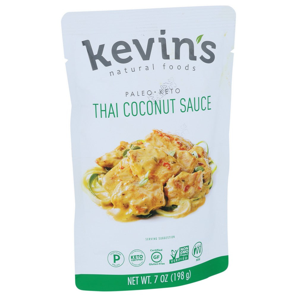 Kevins Natural Foods Sauce Coconut Thai - 7 Ounce, Case of 12