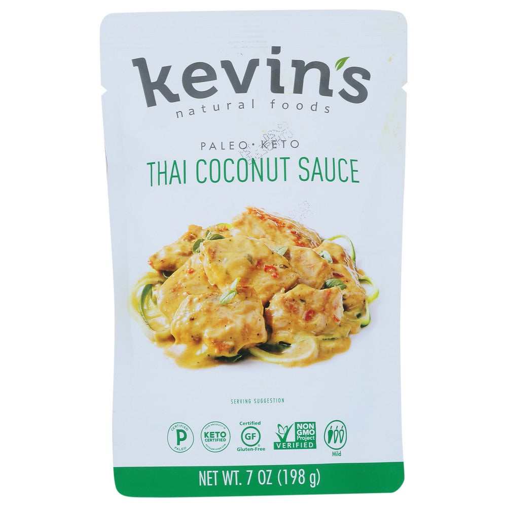 Kevins Natural Foods Sauce Coconut Thai - 7 Ounce, Case of 12