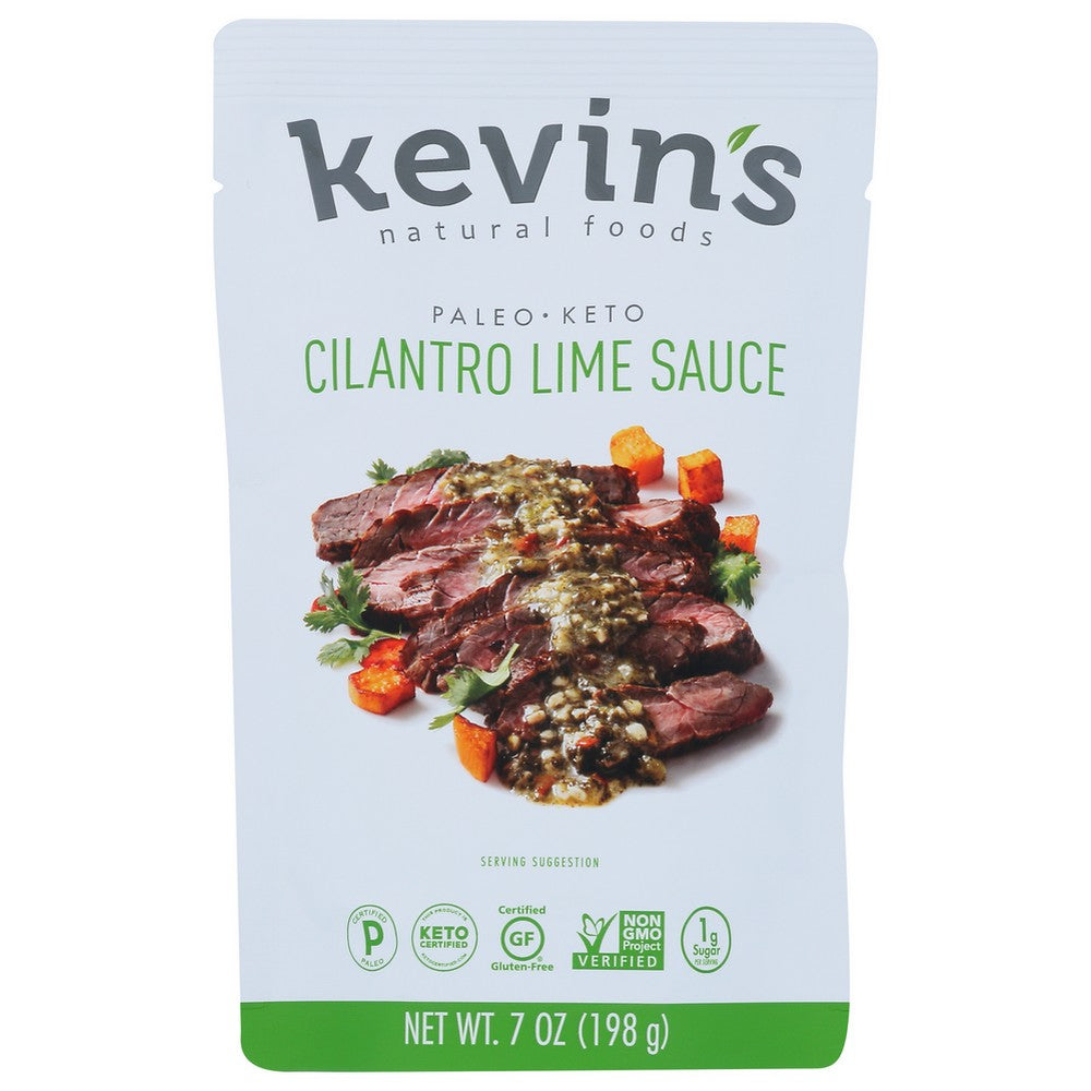 Kevins Natural Foods Sauce Cilantro Lime - 7 Ounce, Case of 12
