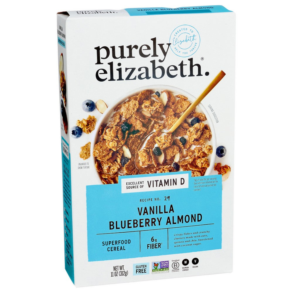 Purely Elizabeth Cereal Vnlla Blbry Almond - 11 Ounce,  Case of 6