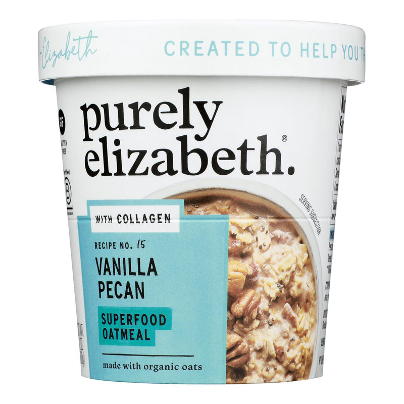 Purely Elizabeth - Oat Cup Protn Vanilla Pecan - Case of 12 - 2 Ounce