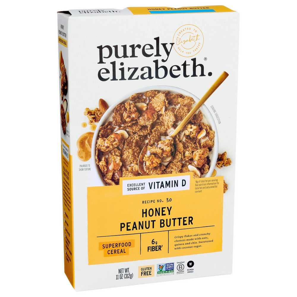 Purely Elizabeth Cereal Honey Peant Buttr - 11 Ounce,  Case of 6