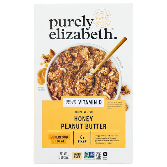 Purely Elizabeth Cereal Honey Peant Buttr - 11 Ounce,  Case of 6