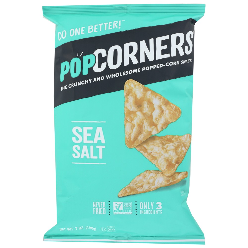 Popcorners® 402150, Our Little Rebellion Popcorners, Salt Of The Earth, 7 Oz.,  Case of 12