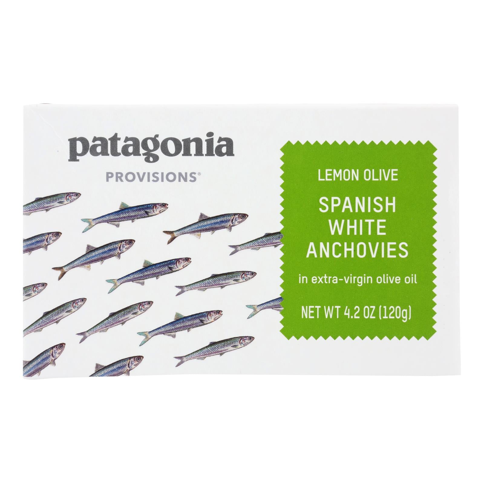 Patagonia Provisions - Anchovies Lemon Olive Oil - Case of 10-4.2 Ounce