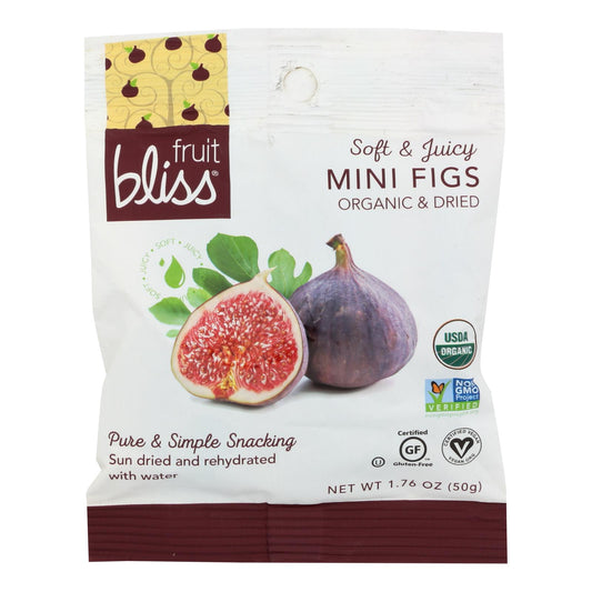 Fruit Bliss - Organic Turkish Mini Figs - Mini Figs - Case of 12 - 1.76 Ounce.