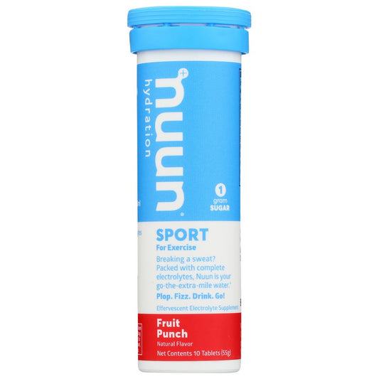 Nuun Sport Fruit Punch - 10 Tablet,  Case of 8