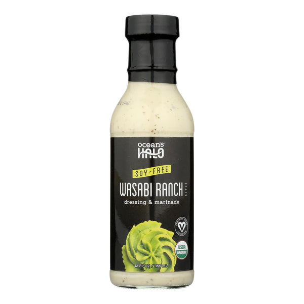 Ocean's Halo - Drsg Wasabi Ranch Styl - Case of 6-12 Fluid Ounce