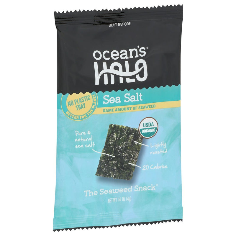 Oceans Halo Seaweed Sea Salt Snck Tryl - 0 Ounce, Case of 20