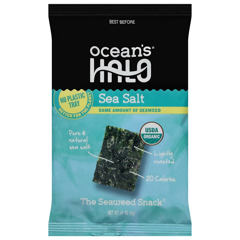Ocean's Halo - Seawd Og2 S/salt Snack - Case of 20-.14 OZ