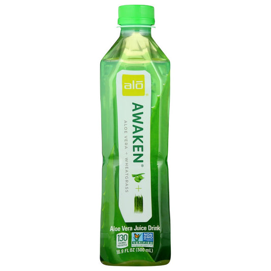 Alo® 10028, Alo Awaken Aloe Vera Juice Drink, 16.9 Oz.,  Case of 12