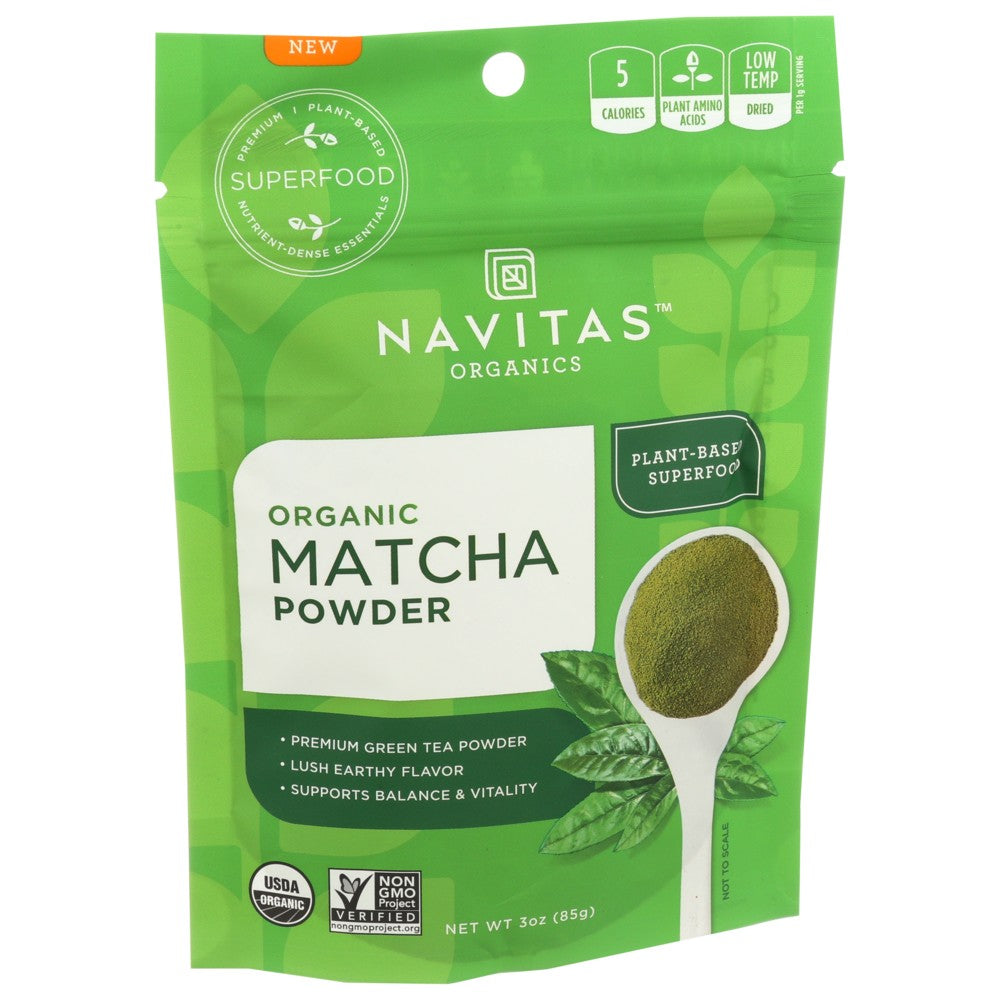 Navitas Organicanics® 55003, Navitas Organicanics Organicanic Matcha Powder, 3 Oz.,  Case of 1