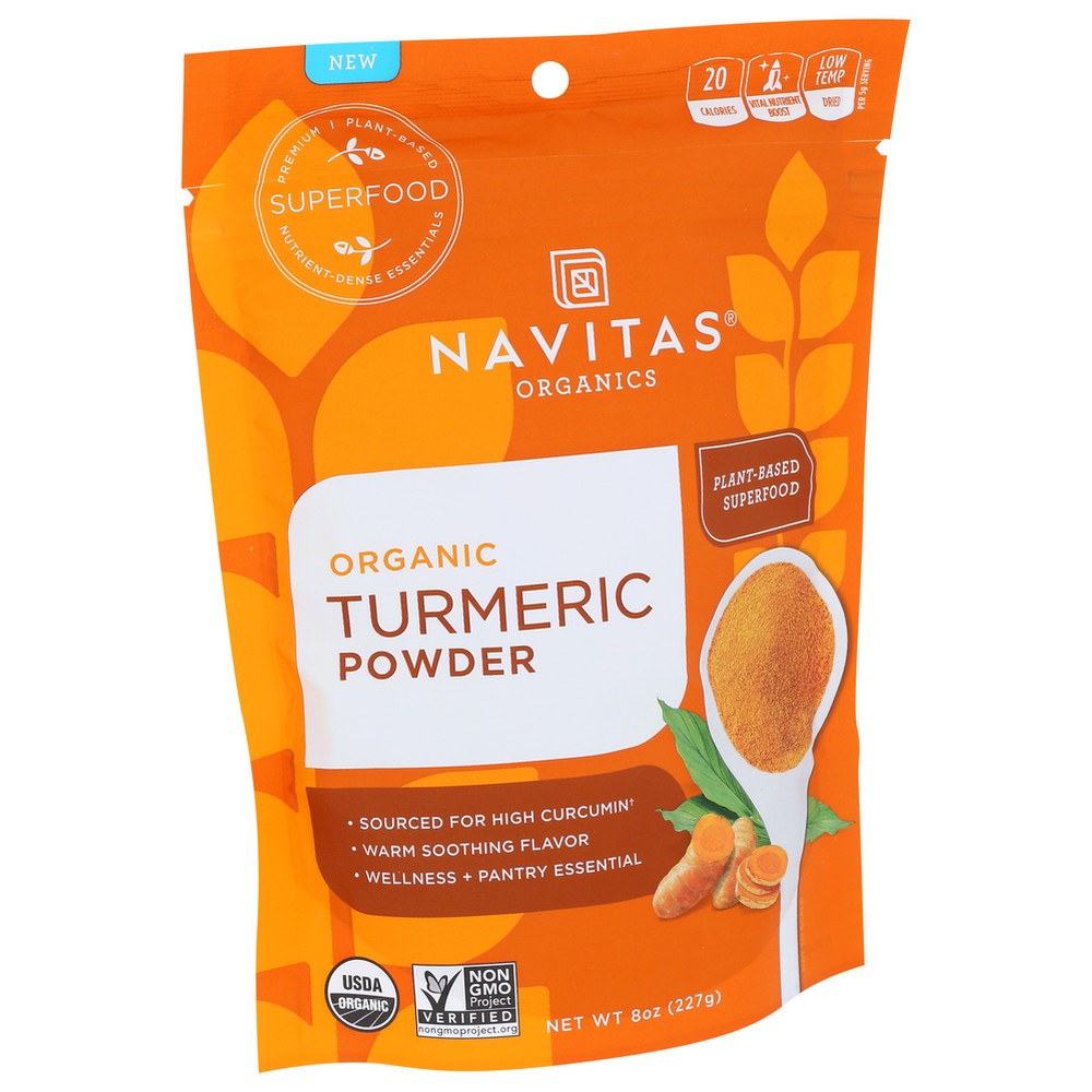 Navitas Organicanics® 56008, Navitas Organicanics Turmeric Powder, 8 Oz. ,  Case of 6