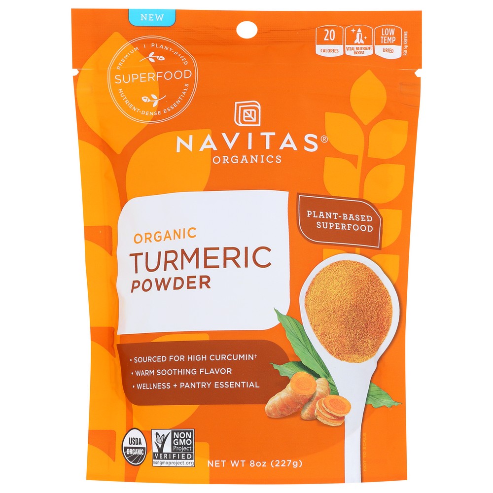 Navitas Organicanics® 56008, Navitas Organicanics Turmeric Powder, 8 Oz. ,  Case of 6