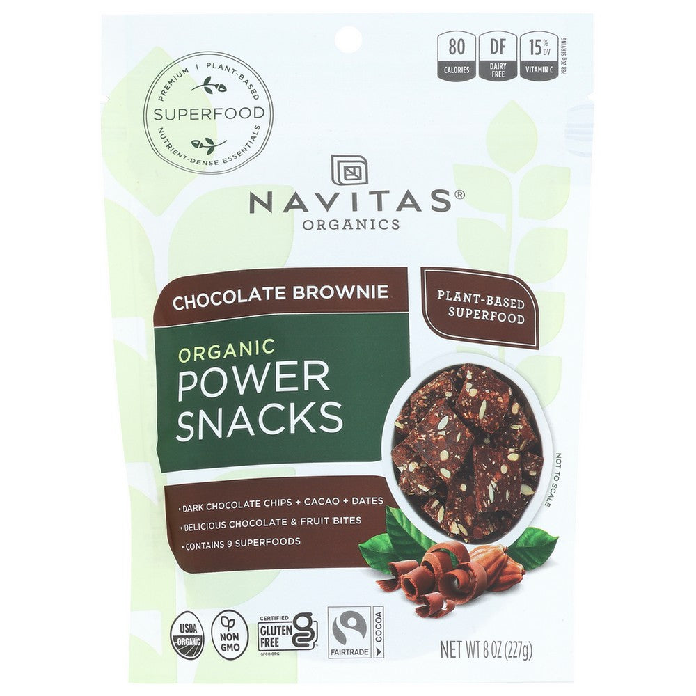 Navitas Organicanics 60502,  Power Snack 8 Ounce,  Case of 12