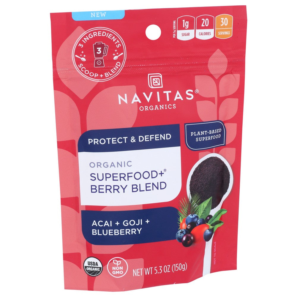 Navitas Organicanics® ,  Superfood+ Berry Blend 5.3 Ounce,  Case of 1