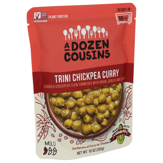 A Dozen Cousins 3002,  Trini Chickpea Curry 10 Ounce,  Case of 6