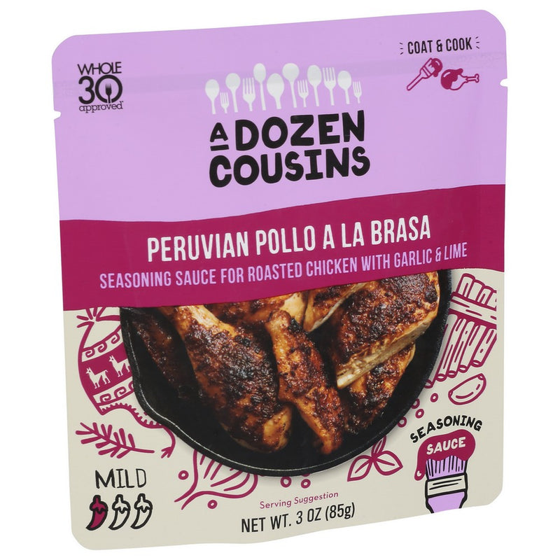 A Dozen Cousins Seasoning Peruvian Pollo - 3 Ounce, Case of 10