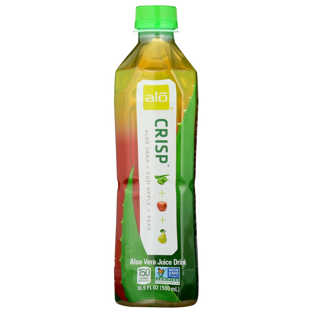 Alo® 10028, Alo Crisp Aloe Vera Juice Drink, 16.9 Oz.,  Case of 12