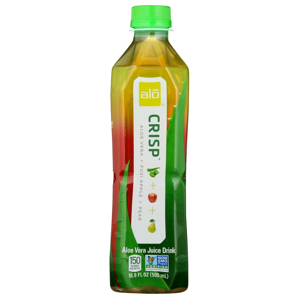 Alo® 10028, Alo Crisp Aloe Vera Juice Drink, 16.9 Oz.,  Case of 12