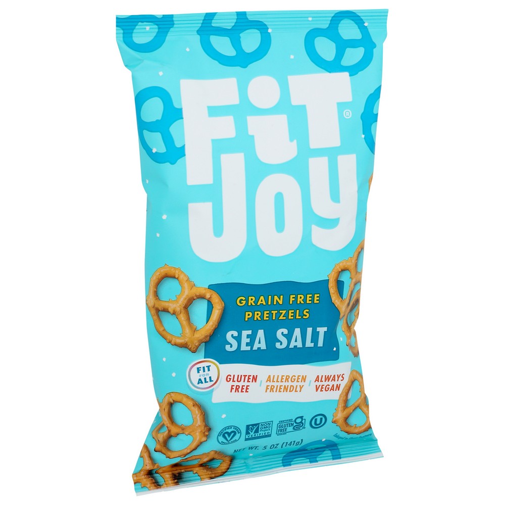 Fitjoy® 114101, Himalayan Pink Salt Fitjoy, Vegan Grain Free Pretzel Twists, 4.5Oz 5 Ounce,  Case of 12