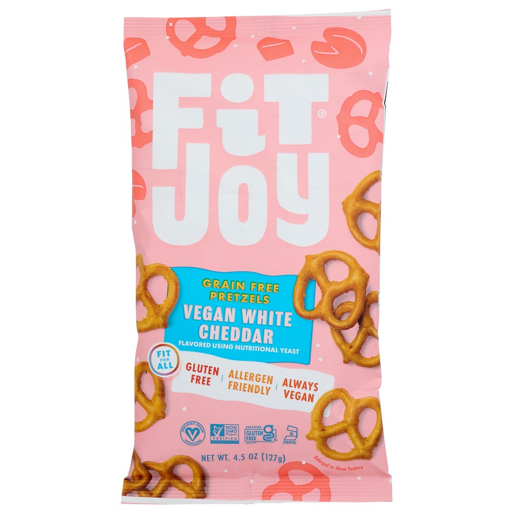 Fitjoy® 114244,  Fitjoy, Vegan Grain Free Pretzel Twists, 4.5Oz 4.5 Ounce,  Case of 12