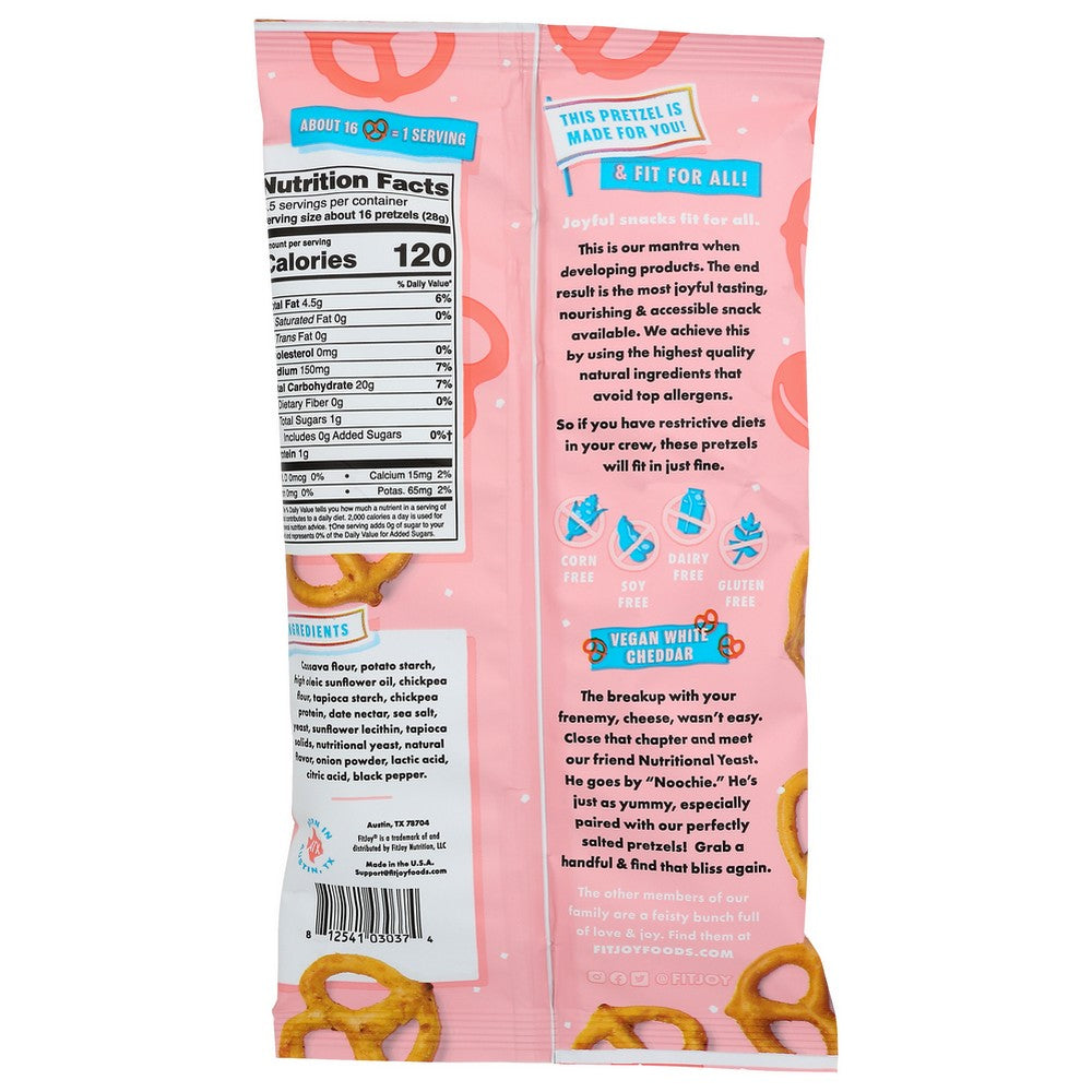 Fitjoy® 114244,  Fitjoy, Vegan Grain Free Pretzel Twists, 4.5Oz 4.5 Ounce,  Case of 12