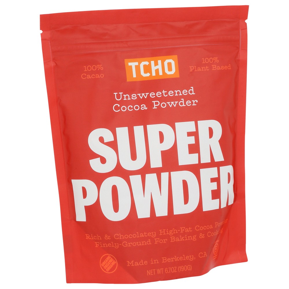 Tcho 11058-21, Tcho Chocolate Organicanic Cocoa Powder, 6.7 Oz.,  Case of 6