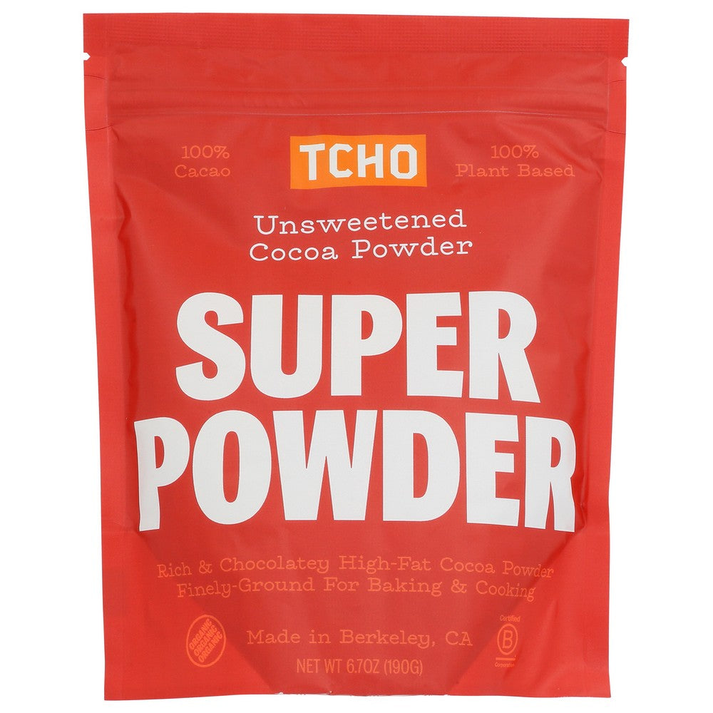 Tcho 11058-21, Tcho Chocolate Organicanic Cocoa Powder, 6.7 Oz.,  Case of 6