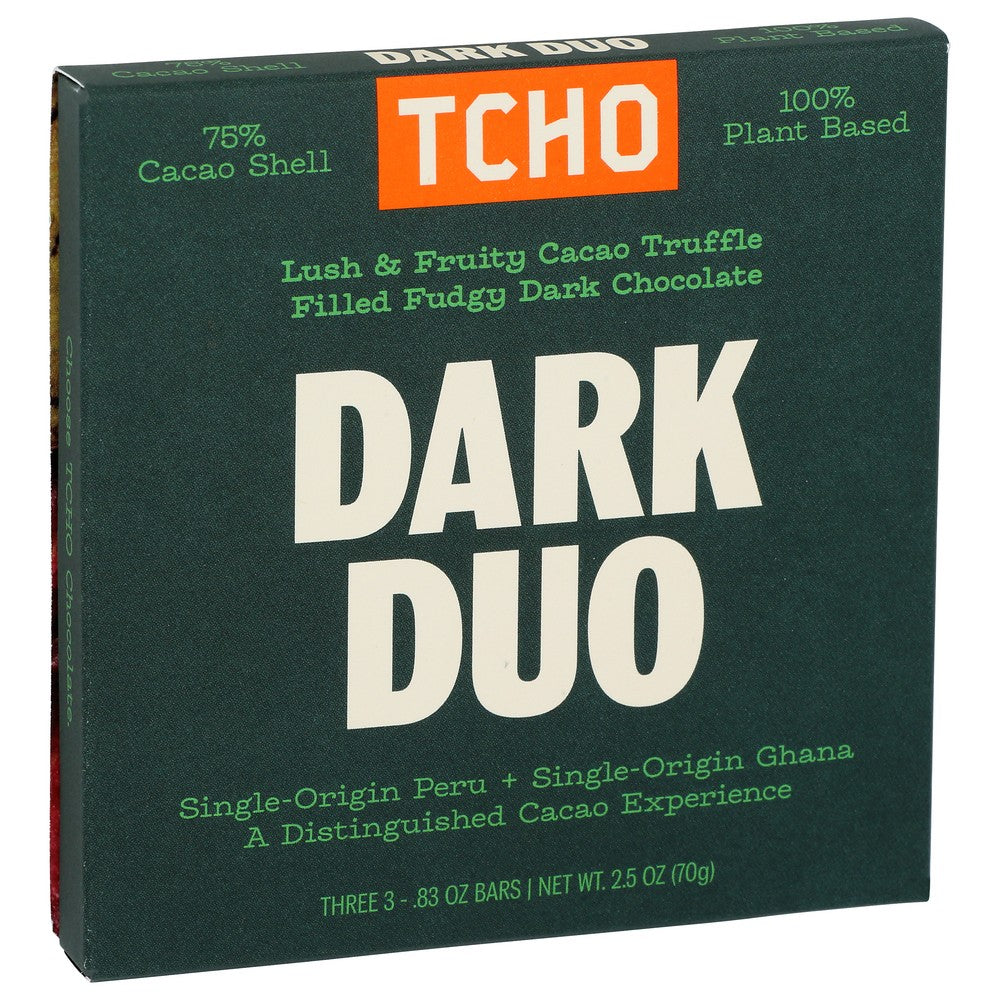 Tcho 11703-Sun-21,  Dark Chocolate 2.5 Ounce,  Case of 10