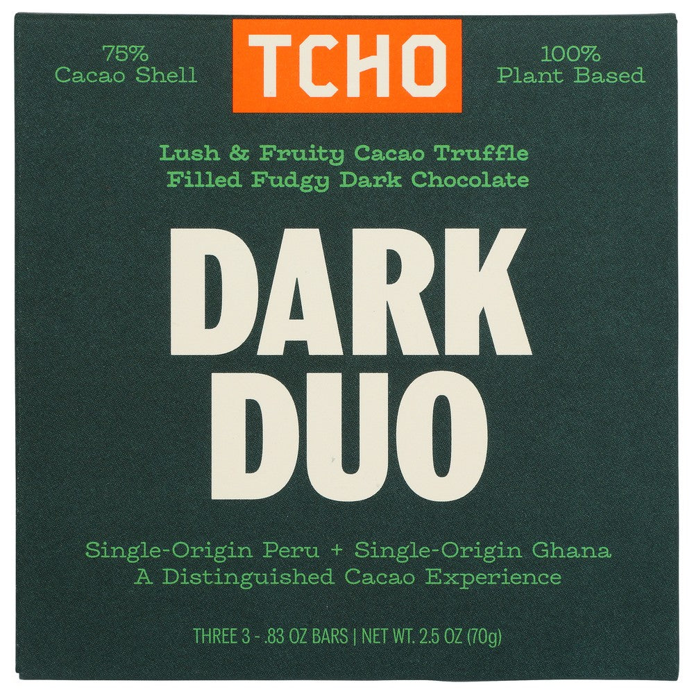 Tcho 11703-Sun-21,  Dark Chocolate 2.5 Ounce,  Case of 10