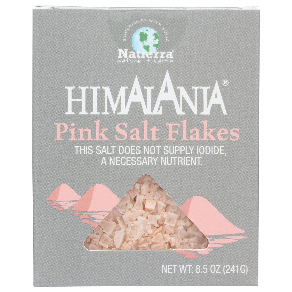 Natierra Nathimpf8.5, Pink Flake Salt Natierra Himalania Pink Salt Flakes Box 8.5 Ounce,  Case of 6