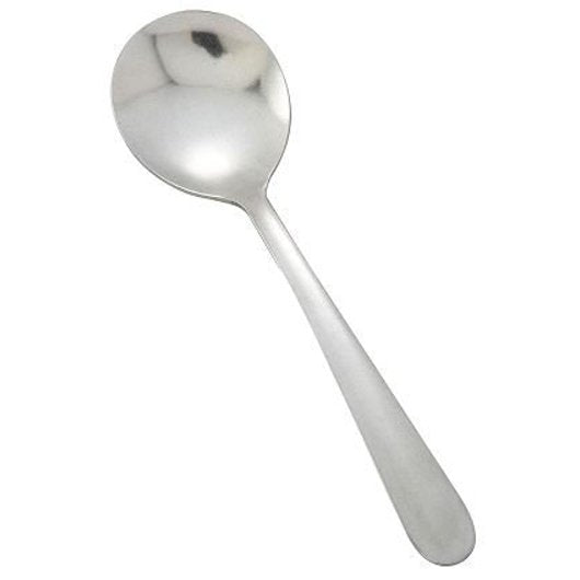 Winco Heavy Windsor Bouillon Spoon; 18/0 Heavyweight  1 - Dozen