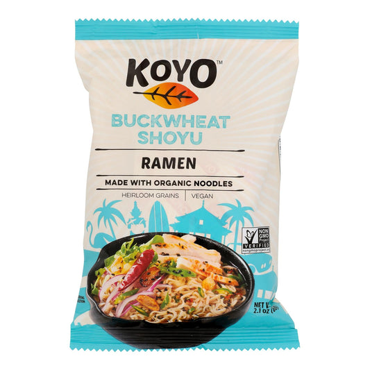 Koyo Buckwheat Shoyu Ramen - Case of 12 - 2.1 Ounce