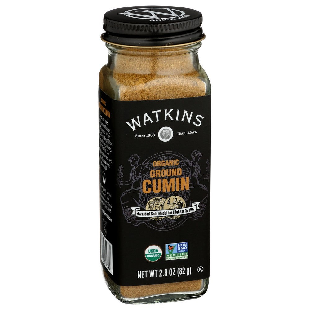 Watkins 21607, Watkins Gourmet Organicanic Spice Jar, Ground Cumin Watkins Gourmet Organicanic Spice Jar, Ground Cumin 2.8 Ounce,  Case of 3