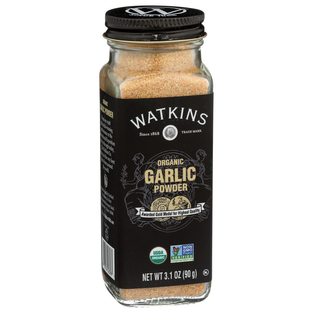 Watkins 21608, Watkins Gourmet Organicanic Spice Jar, Garlic Powder Watkins Gourmet Organicanic Spice Jar, Garlic Powder 3.1 Ounce,  Case of 3