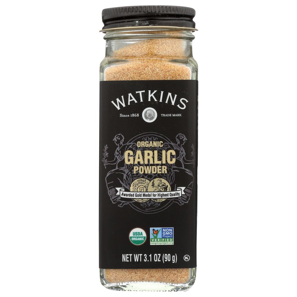 Watkins 21608, Watkins Gourmet Organicanic Spice Jar, Garlic Powder Watkins Gourmet Organicanic Spice Jar, Garlic Powder 3.1 Ounce,  Case of 3