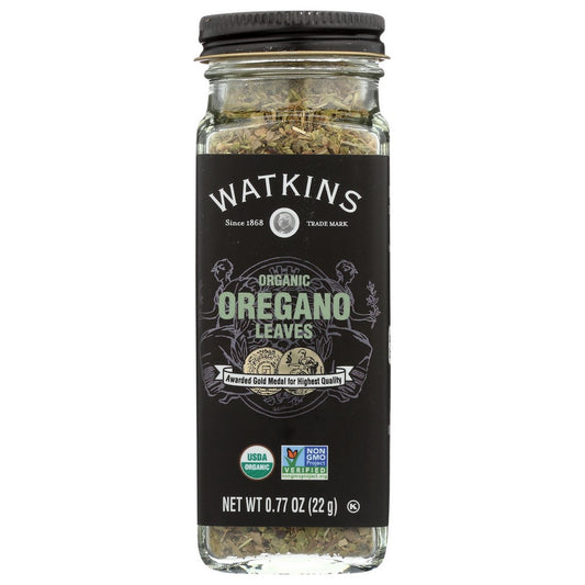 Watkins 21611, Watkins Gourmet Organicanic Spice Jar, Oregano Leaves Watkins Gourmet Organicanic Spice Jar, Oregano Leaves 0.77 Ounce,  Case of 3