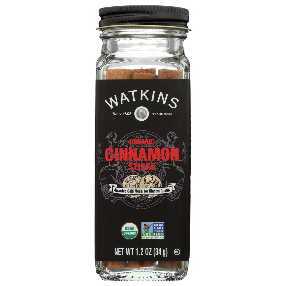 Watkins Cinnamon Sticks Org - 1 Ounce, Case of 3