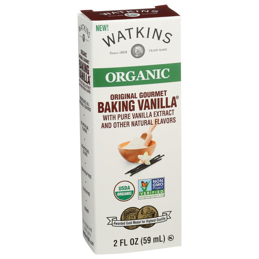 Watkins ,  Extract Vanilla Bak Organic 2 Fluid Ounce,  Case of 12