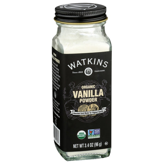 Watkins ,  Powder Vanilla Organic 3.4 Ounce,  Case of 3