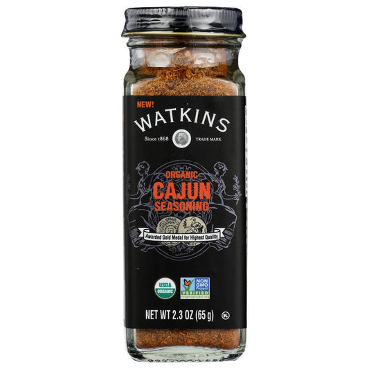 Watkins 21651,  Watkins Gourmet Organicanic Spice Jar, Cajun 2.3 Ounce,  Case of 3