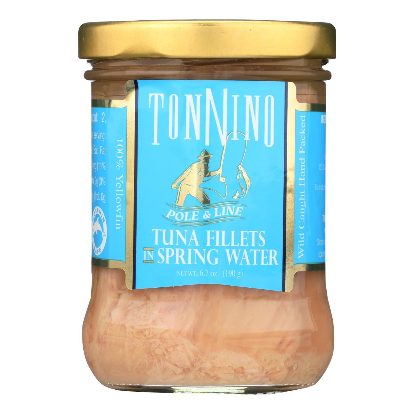 Tonnino Tuna - Tuna In Spring Water - Case of 6 - 6.7 Ounce