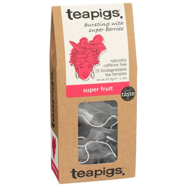 Teapigs.® 516, Teapigs Super Fruits Bursting With Super Berries Tea, 15 Bags,  Case of 6