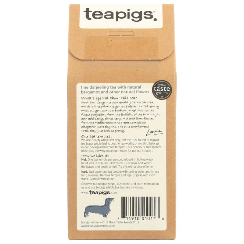 Teapigs Tea Darjlng Earl Gray - 15 Each, Case of 6