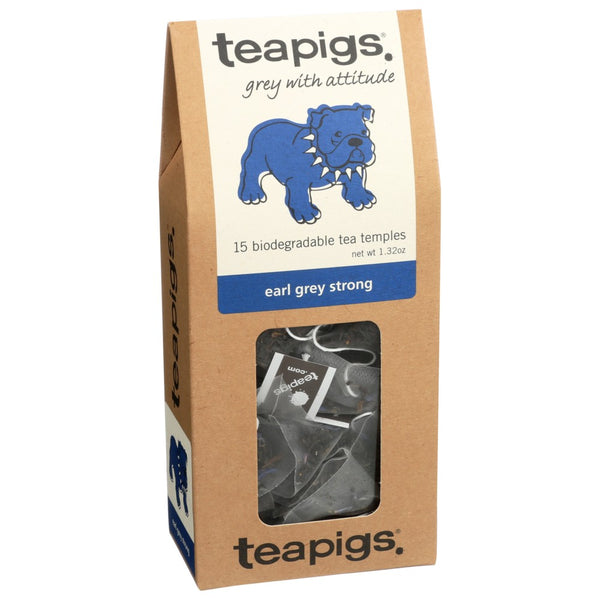 Teapigs.® 526, Teapigs Tea Temples, Earl Grey Strong, 15 Count,  Case of 6